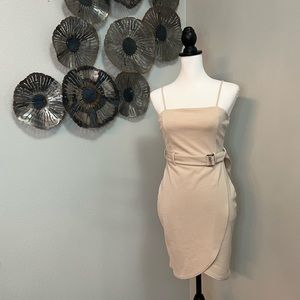 Cream color mini dress